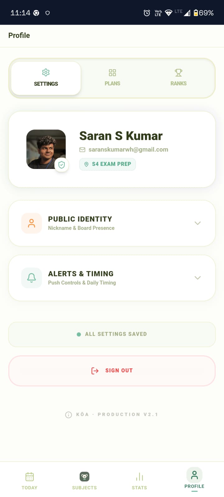 KōA Profile & Metrics